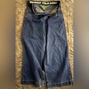 Zumiez ALAB wide leg raver pants